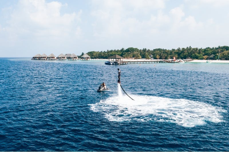 water activities at adaaran select meedhupparu