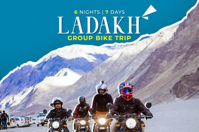 7 Days of LEH LADAKH Group Bike Adventure Tour