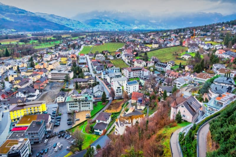 Vaduz Liechtenstein Cityscape