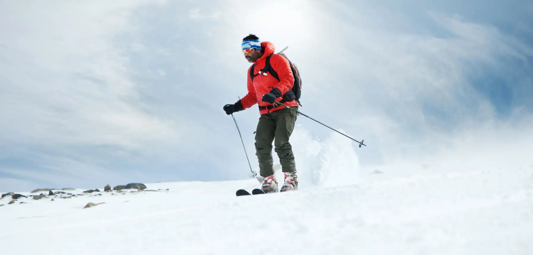 Snowboarding & Skiing on Snowy Meadows